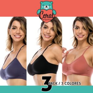 imagen de mujer modelando bralette